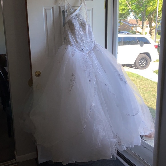Mori Lee Madeline Gardener Crystal beaded embroidery on princess tulle Ballgown - Picture 4 of 10